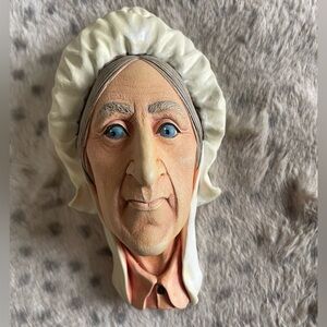 VINTAGE BOSSONS CHALKWARE HEADS